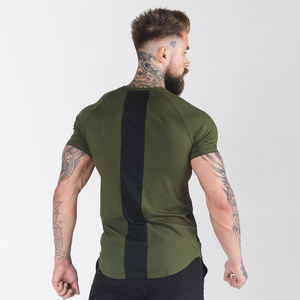 Camiseta Deportiva de Algodón 100% Tejido Grueso para Hombre, Estilo Casual, Cuello Redondo, Talla Grande, Transpirable, de Secado Rápido y Personalizable - Product Image 2