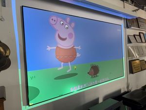 Hualu Thương Hiệu V9 1080P Ngắn Ném <span class=keywords><strong>Laser</strong></span> Chiếu 3300 ANSI Lumens Nhà Thông Minh Chiếu Android Hỗ Trợ 4K - Product Image 6