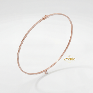 Bracelet classique en diamants de laboratoire, chaîne en argent sterling 925, bracelet personnalisé, bijoux de luxe pour femmes, fabricant - Product Image 3