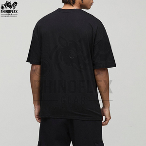 เสื้อเจอร์ซีย์ทรงบ็อกซี่ฟิตสำหรับผู้ชาย ผ้าฝ้าย 100% เสื้อเจอร์ซีย์ทรงบ็อกซี่ฟิตแบบโอเวอร์ไซส์ เสื้อเจอร์ซีย์ทรงบ็อกซี่ฟิตสำหรับเล่นกีฬาสำหรับผู้ชาย - Product Image 3