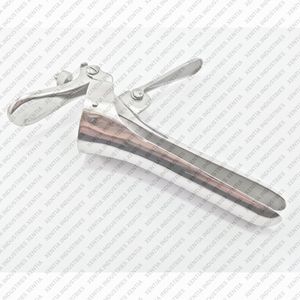 Spéculum vaginal Cusco de qualité supérieure 100×25mm, taille moyenne, en acier inoxydable, auto-rétention, réutilisable, OEM - Product Image 2
