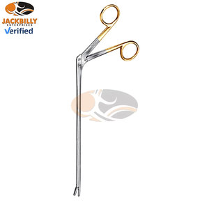 JACKBILLY Schlesinger 9 Inch Stainless Steel Intervertebral Disc Rongeur Straight Surgical Instrument 5x10mm Serrated Jaws <b>Bite</b> - Product Image 2
