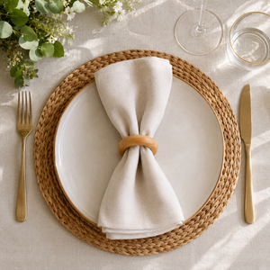 Luxury Handmade Wooden Napkin Rings Set| Natural Round Wood Napkin Holders for Dining <b>Table</b> Wedding Decor Rustic Farmhouse <b>Table</b> - Product Image 4