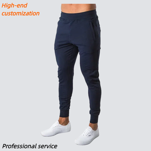 European American Trendy Brand Muscle Fitness Running Training Pants Men's Large-Sized Casual Sports Joggers with Tight Feet - Product Image 1