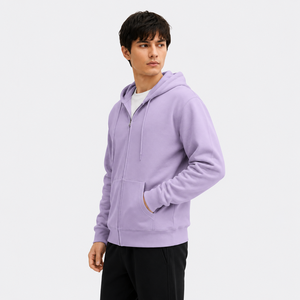 Stylish mens zipper <b>hoodie</b> with practical comfort focused design suitable for casual outings travel <b>workouts</b> and layered fashion - Product Image 4