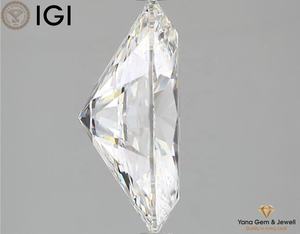 ความหมายบริสุทธิ์4.50 ct. เพชรทรงวงรี CVD 12.89มม. มีสี VVS2ผ่านการรับรอง IGI สำหรับเครื่องประดับ - Product Image 4