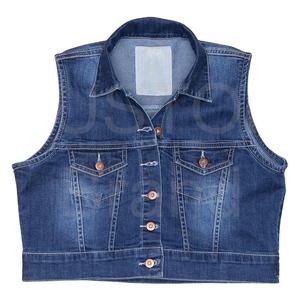 Chaqueta Vaquera Clásica GLOVES City para Mujer, Estilo Vintage, Color Azul Desgastado, 100% Poliéster, Impermeable, Transpirable, Invierno, Moderna y Elegante - Product Image 1