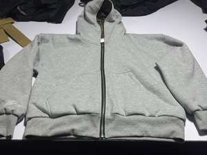 Sweat à capuche zippé brodé décontracté moderne pour homme 2026 – 100 % coton, durable et confortable pour le quotidien - Product Image 5