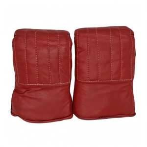 Professional <b>Leather</b> Heavy Bag Boxing <b>Gloves</b> | High-Density Shock Absorption MMA Martial Arts Training <b>Gloves</b> Half - Product Image 2