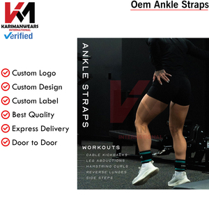 Breathable Ankle Strap Gym <b>Cable</b> <b>Attachment</b> Leg Workout Glute Training Fitness Wholesale Supplier - Product Image 5