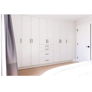 Armario Abierto de Alta Calidad CANA, Sistema de Almacenamiento Moderno para Hoteles, Muebles para Vestidor, Armario Empotrado Personalizado, Blanco, para Dormitorio - Product Image 2