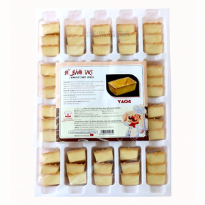Ingrédients de boulangerie en gros, Tartelette vietnamienne surgelée, Coque de tartelette aux œufs cuite YA04 720G HALAL, Usine OEM/ODM, Expédition mondiale - Product Image 1