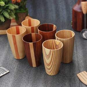Tasse à thé en bois réutilisable écologique pour le thé, le café et les boissons, fabriquée avec des matériaux durables - Product Image 4