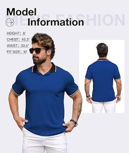 Men's Dark Green Short Sleeve Cotton Jersey Front Logo Casual Solid Color Breathable Knitted Regular Fit 180g - Product Image 3