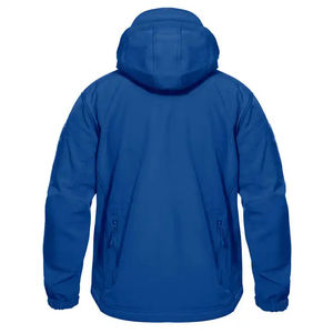 เสื้อแจ็คเก็ต OEM แบบ Softshell สำหรับผู้ชาย ออกแบบเองได้ สำหรับใส่ทำงานในฤดูหนาว กันลม กันน้ำ บุขนแกะ ซิปแบบรูดขึ้นลง - Product Image 2