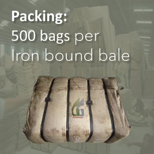 Sacs en jute de qualité alimentaire certifiés Mosh Moah, 36 x 26,5 pouces, 665 g, vente en gros Goodman Global Bangladesh - Product Image 3