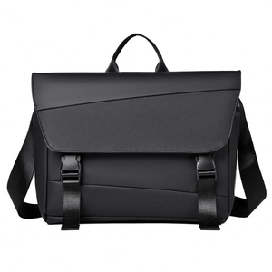 Bolsos de Mensajero Casuales de Negocios para Hombre, Bolso de Hombro de Cuero Genuino de Lujo para Hombre, Bolso Cruzado de Gran Capacidad - Product Image 1