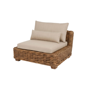 New Modern Minimalist Sacramento Sofa Set Artisanal Mahogany And Natural Polished Rattan Frame Luxury Comforts Home Patio Decors - Product Image 5