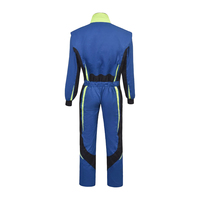 Combinaison de karting professionnelle, vêtements de performance durables et respirants pour les pilotes de sports motorisés, design d'équipe personnalisé