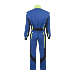 Traje de Karting Azul Power World, Equipo Profesional para Carreras de Go Kart, Fabricante Personalizado, Overol de Piloto de Alto Rendimiento y Alta Visibilidad - Product Image 2