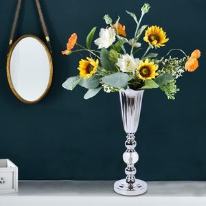 High End Decorative Handmade Iron Flower Vase <b>Tabletop</b> Vase Real Estate Staging Interior Designers Coastal European Home Decor - Product Image 4