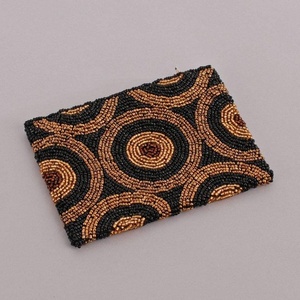 Handcrafted Embroidery Beaded Coin Pouch Unique Compact <b>Wallet</b> with Decorative Bead Patterns for Coins Cash Jewelry and <b>Travel</b> - Product Image 4