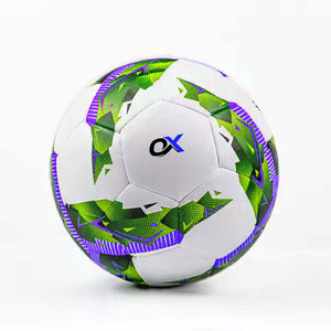 Ballon de football officiel personnalisé Oxva Industries, taille 5, en cuir PU, thermocollé, cousu à la machine, léger, haute qualité - Product Image 4