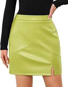 Minifalda de Cuero Genuino para Mujer, Diseño Personalizado, Cintura Alta, Corte Ajustado, Sexy, Falda de Cuero a la Moda, Fabricante OEM, Venta al Por Mayor - Product Image 1