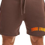 Pantalones Cortos de Hombre en Poliéster/Algodón Marrón con Cintura Ajustable con Cordón, Ecológicos, Transpirables, de Secado Rápido, para Uso Casual - Product Image 6