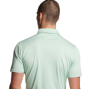 T-shirt décontracté d'été pour homme en polyester/coton, respirant, anti-boulochage, imprimé uni, à manches courtes, en toile tricotée unie - Product Image 4