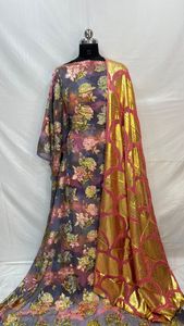 ชุดดีรักซามอยด์สำหรับผู้หญิง ดีไซน์หรูหราคุณภาพสูง งานปักลายดอกไม้ สำหรับโอกาสพิเศษ เป็นมิตรต่อสิ่งแวดล้อม - Product Image 4