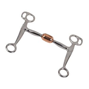 บิตม้าสแตนเลสแบบวงแหวน ขนาด 12.5 ซม. ชุบนิกเกิล - Product Image 3