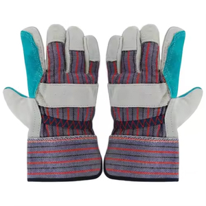 Guantes de Trabajo de Cuero de Alta Calidad al por Mayor, Guantes de Seguridad Multifuncionales, Transpirables, con Puños Sueltos - Product Image 2