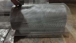 Malla Metálica Expandida Galvanizada MS en Rollo, Placa de Acero de Alta Resistencia con Forma de Diamante, para Construcción, Plataformas de Seguridad y Pantallas - Product Image 6