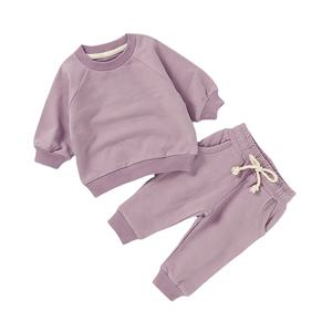 Ensemble de survêtement décontracté respirant et écologique de haute qualité, deux pièces, hommes femmes, logo personnalisé, sweat-shirt à capuche, jogging unisexe, polyester/coton - Product Image 1