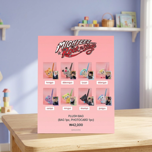Bolso de Peluche MIGHTEEZ, Rock The Stage con Photocard, Mercancía KPOP - Product Image 3