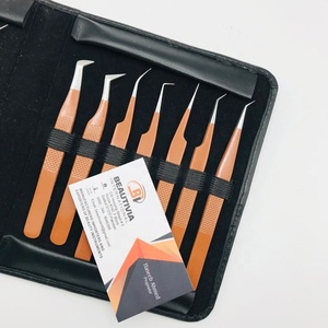 ชุดแหนบขนตาแบบเหล็กทนทานแหนบปลายแหลม - Product Image 3