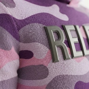Men Purple <b>Camouflage</b> <b>Tracksuit</b> Hooded Full Sleeve Casual Sportswear Set Breathable 100% Polyester - Product Image 6