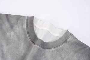 Últimas Camisetas Oversize con Logo Personalizado de Alta Calidad, Lavado Ácido, al por Mayor, Baratas, Lisas y Transpirables - Product Image 4