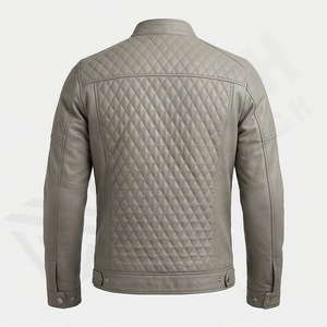 Chaqueta de Motociclista de Cuero PU con Cuello Alto, Ligera, Casual, para Primavera y Otoño, Ropa Protectora para Motociclistas, Color Personalizable - Product Image 2