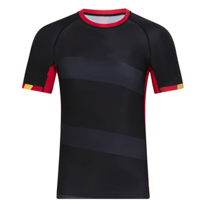 Custom Digital Print Compression Rash Guard Unisex Adults Long Sleeve Quick Dry Lightweight Breathable Spandex/<b>Polyester</b> Sports - Product Image 1