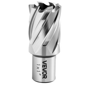 Set di frese anulari 4 pz. con codolo Weldon, kit punte HSS per trapano magnetico, profondità di taglio 1 pollice, diametro 1 pollice, 2 punte per trapani a base magnetica - Product Image 1