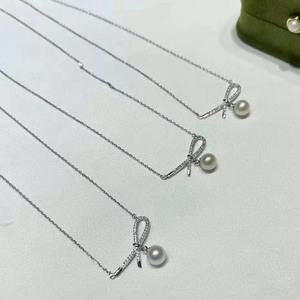 Collar de Perlas Naturales de Agua Dulce, Estilo Lujoso, Irregular, con Cadena de Plata, Colgantes y Dijes de Perlas - Product Image 4