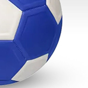 High Quality <b>Hand</b> <b>Stitched</b> Kids Football Blue & White PU Soccer Ball Professional <b>Hand</b> <b>Stitched</b> PU Soccer Ball Made In Pakistan - Product Image 5
