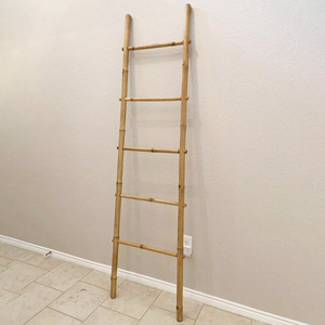 Cheap price bamboo <b>ladders</b> crafted by hand multipurpose <b>ladder</b> for room decor & clothes organizer - Product Image 1