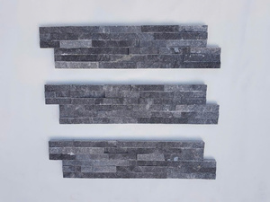 Fournisseur de marbre naturel du Vietnam, revêtement mural en pierre fendue, panneau de pierre empilée, design 3D Ledgestone en forme de Z, garantie de 5 ans - Product Image 1