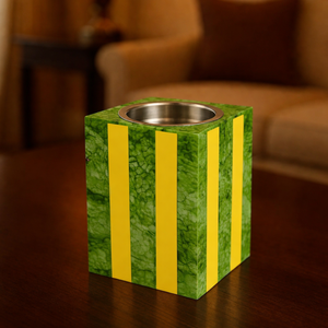 Brûleur à Bakhoor en résine fait main moderne, finition polie, élégant Mabkhara pour Ramadan, Aïd, et occasions festives – Support d'encens très prisé - Product Image 4