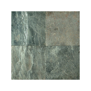 <b>Slate</b> Tile Ocean Green <b>Slate</b> Modern Interior and Exterior Decor Cladding Outdoor Usage From India - Product Image 2