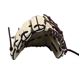 Gant de baseball en cuir pour droitier, pour outfield, à doigts entiers, avec fermeture auto-agrippante, taille adulte, antidérapant, toutes saisons - Product Image 4