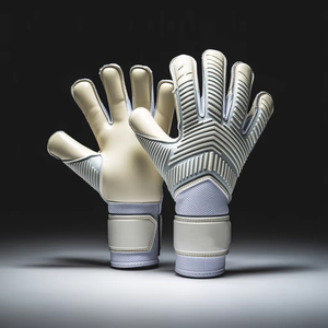 Gants de gardien de but de football professionnels populaires, en caoutchouc, durables, antidérapants, protection des doigts, personnalisables - Product Image 4